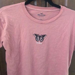 Hollister shirt skew Mauve Tee size XS